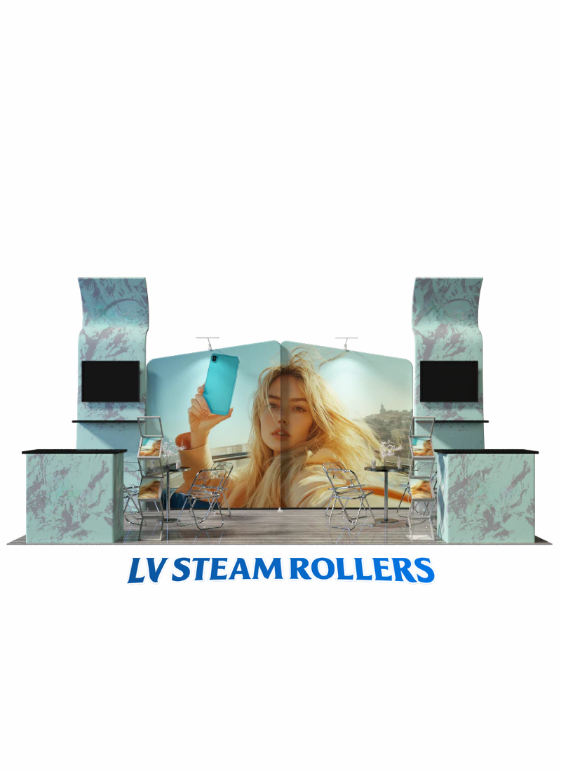 Portable Exhibit Display 10ft x 20ft - Model 7