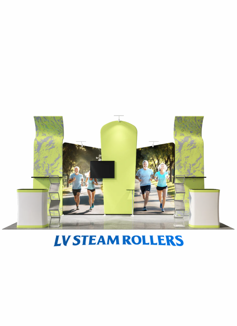 Portable Exhibit Display 10ft x 20ft - Model 4