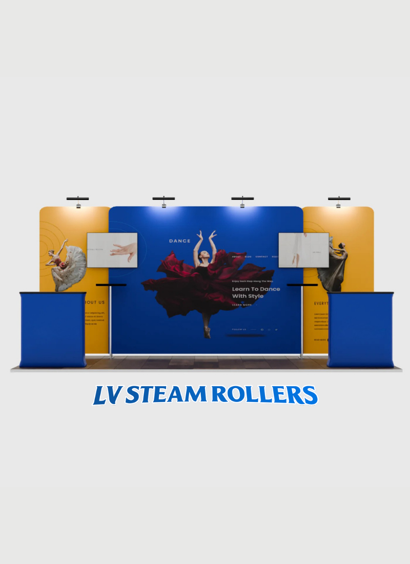 Portable Exhibit Display 20ft - Model 4