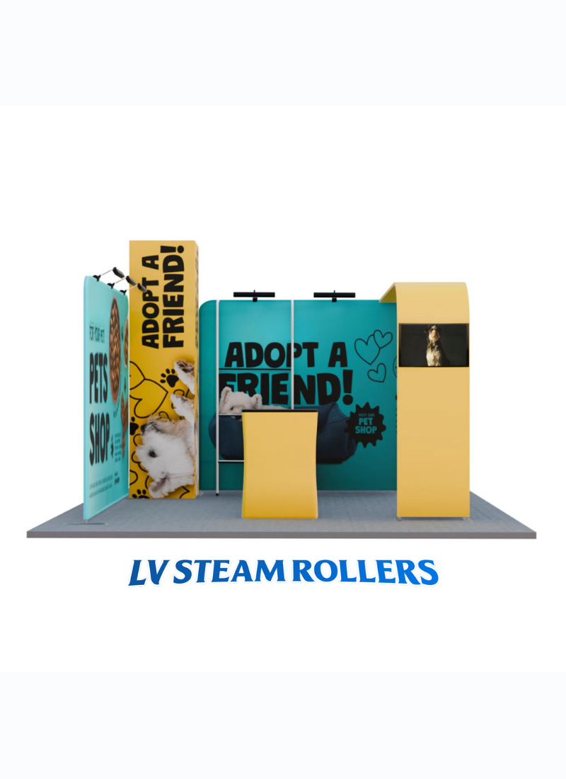 Modular Booth Kits 20ft x 20ft - Model 01