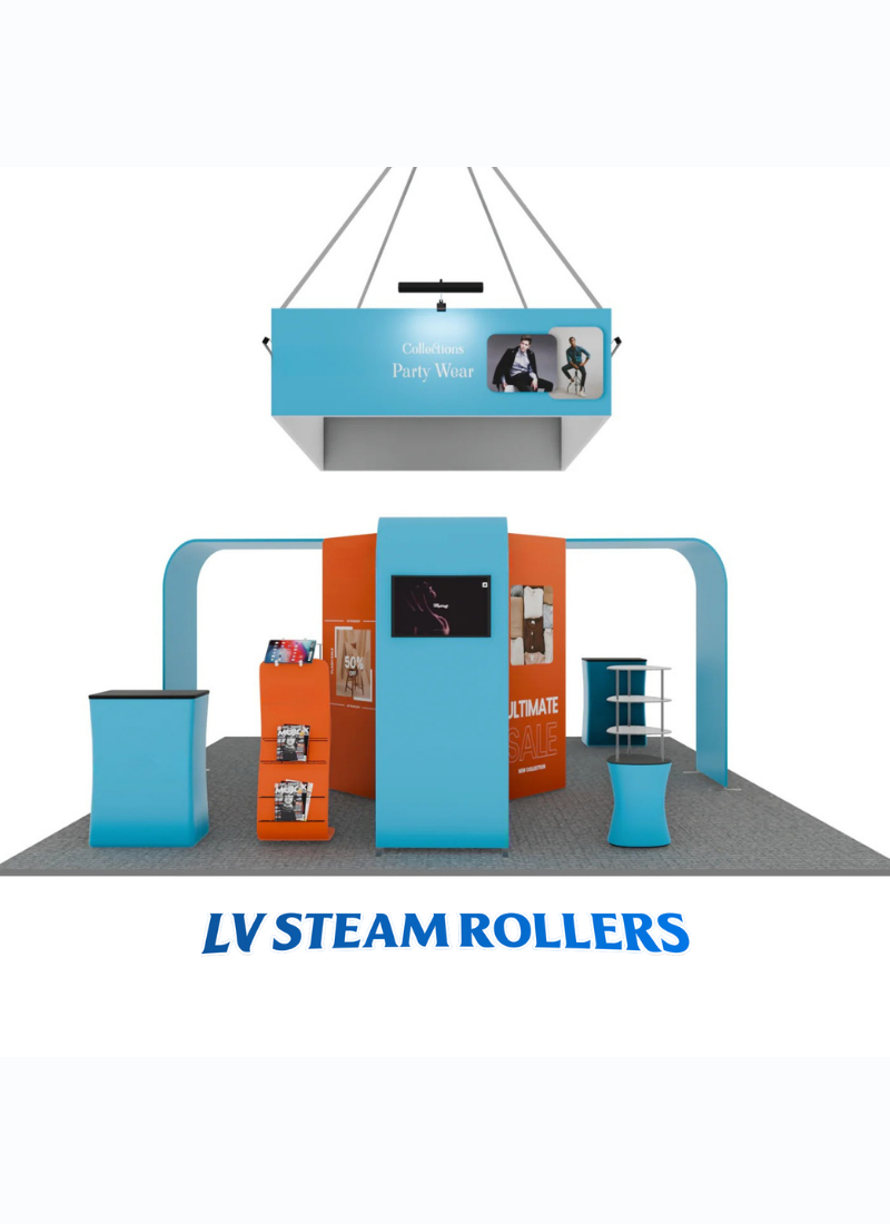 Modular Booth Kits 20ft x 20ft - Model 02