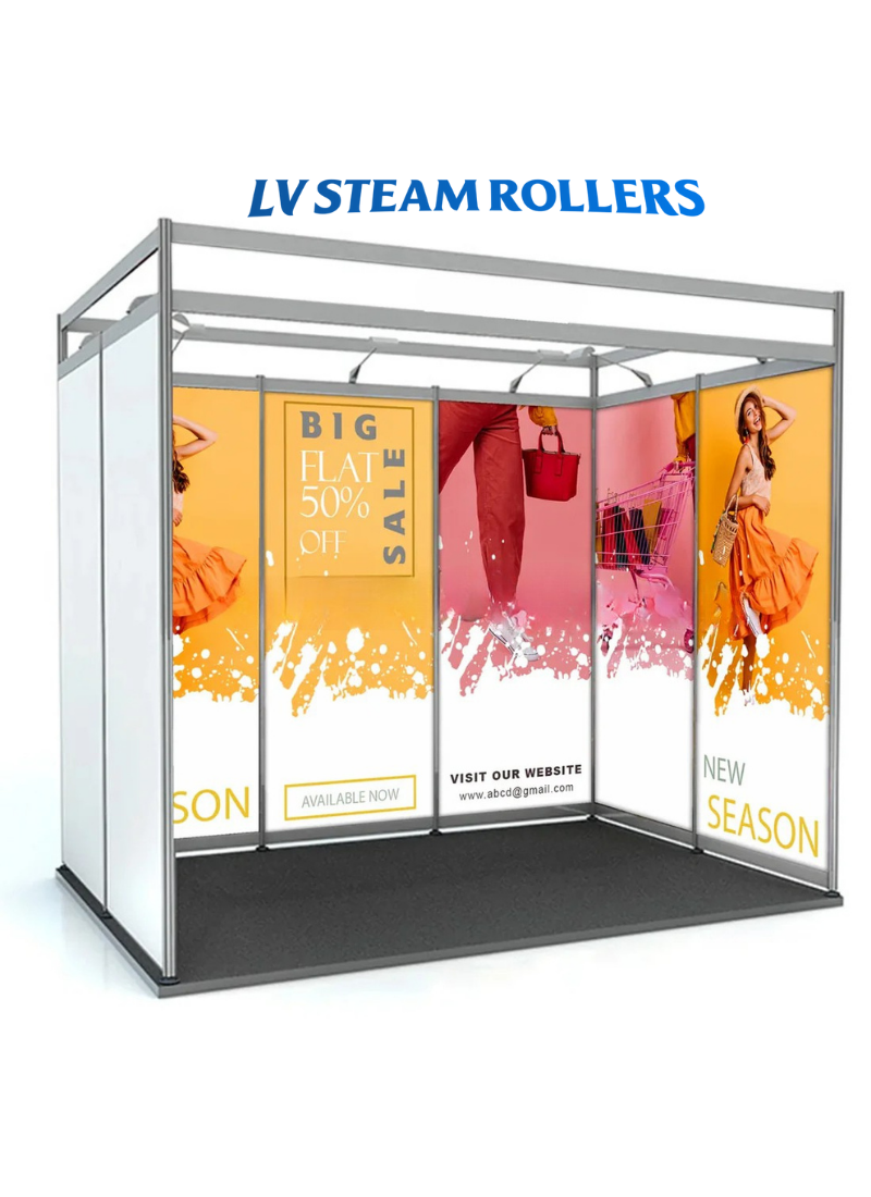 Shell Scheme Exhibition Graphics for 10ft Wide x 10ft Depth Booth