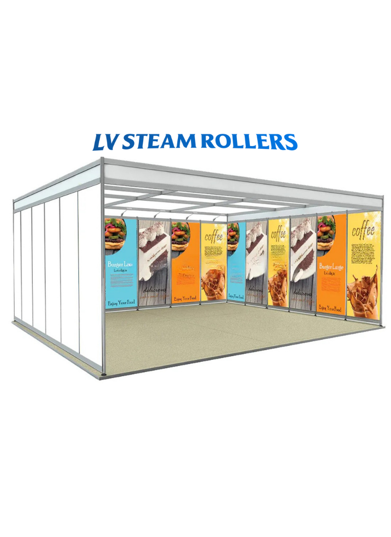 Shell Scheme Exhibition Graphics for 20ft Wide x 10ft Depth Booth