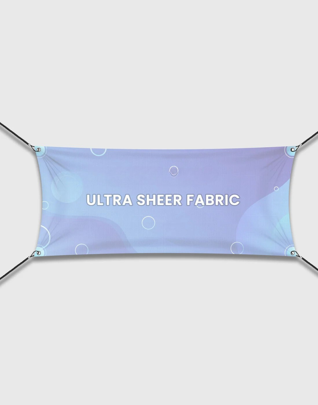 Ultra Sheer Fabric Backdrop Printing