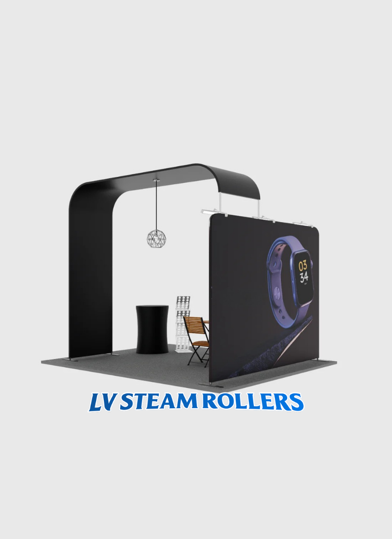 Modular L Arch TV Display Exhibition Kit for 10ft Wide Booths