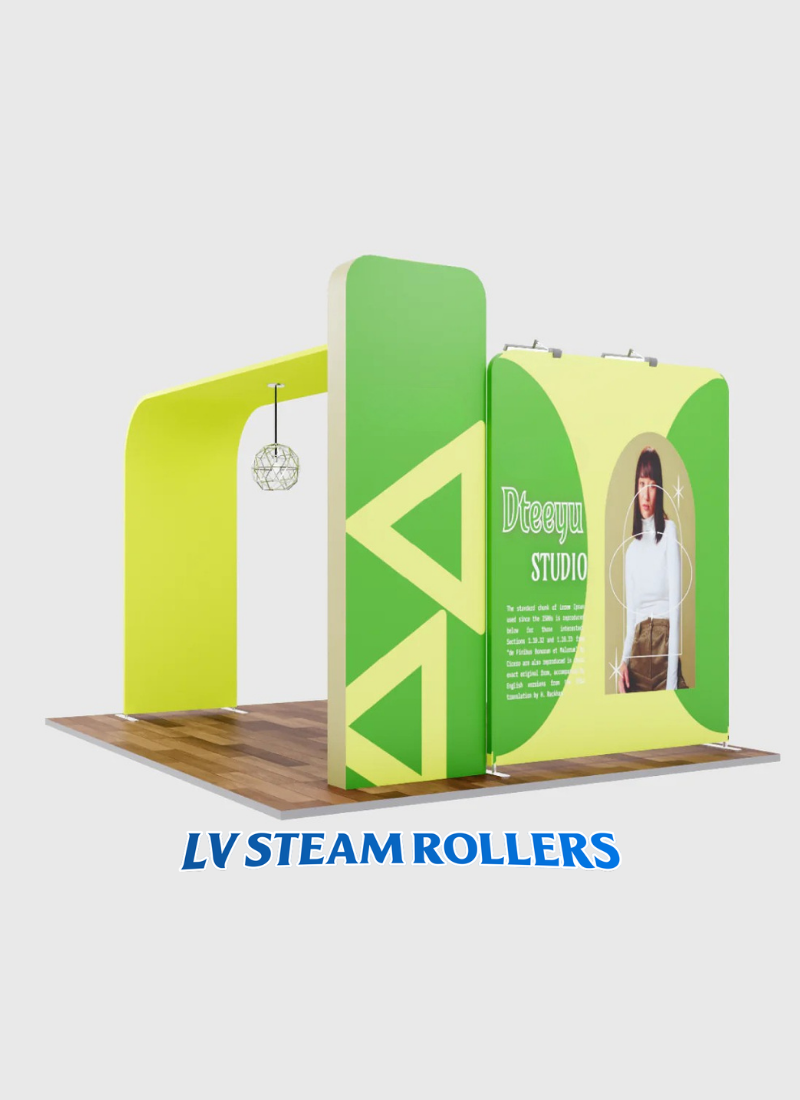 Premium Modular L Arch TV Display Exhibition Kit for 10ft Wide Booths