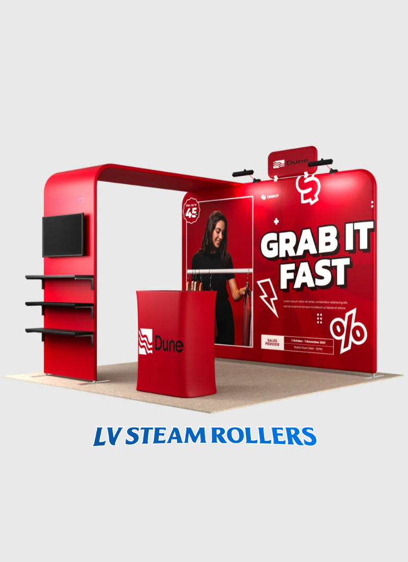 Portable Exhibit Display 10ft - Model 17